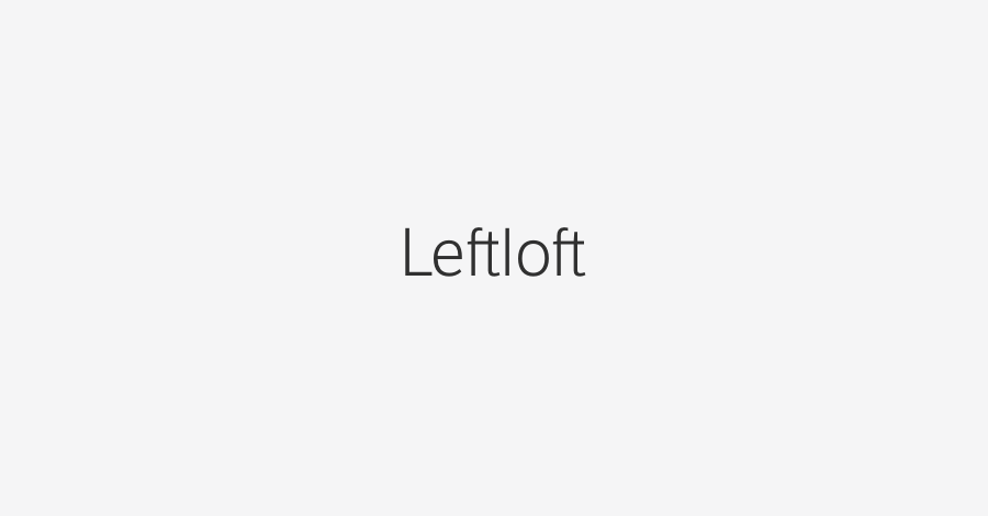 An interview with Andrea Braccaloni of Leftloft
